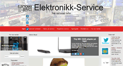 Desktop Screenshot of elektronikk-service.no