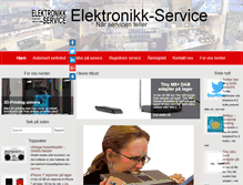 Tablet Screenshot of elektronikk-service.no